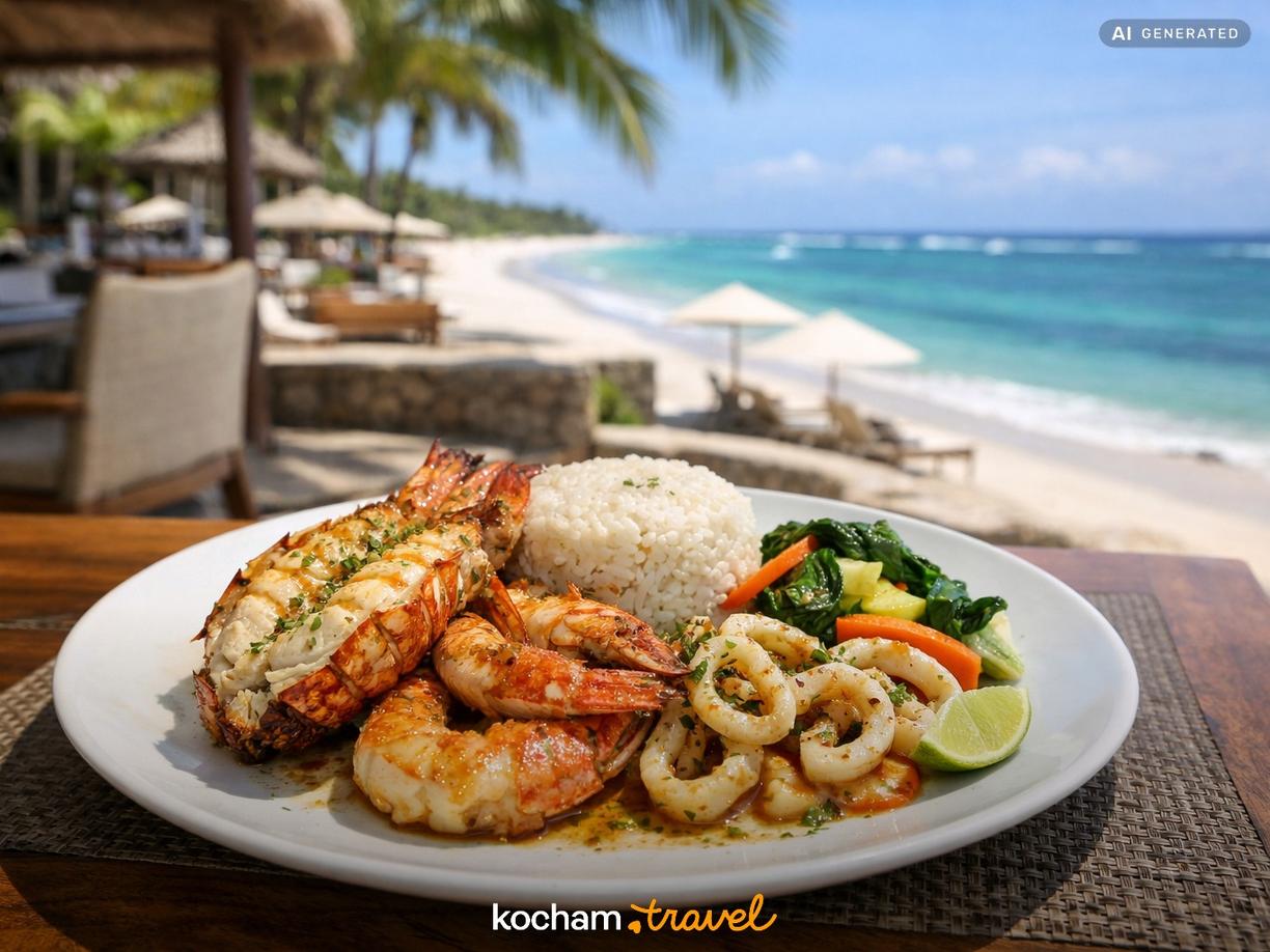 Ceny wyżywienia w restauracjach na Diani Beach w Diani Beach