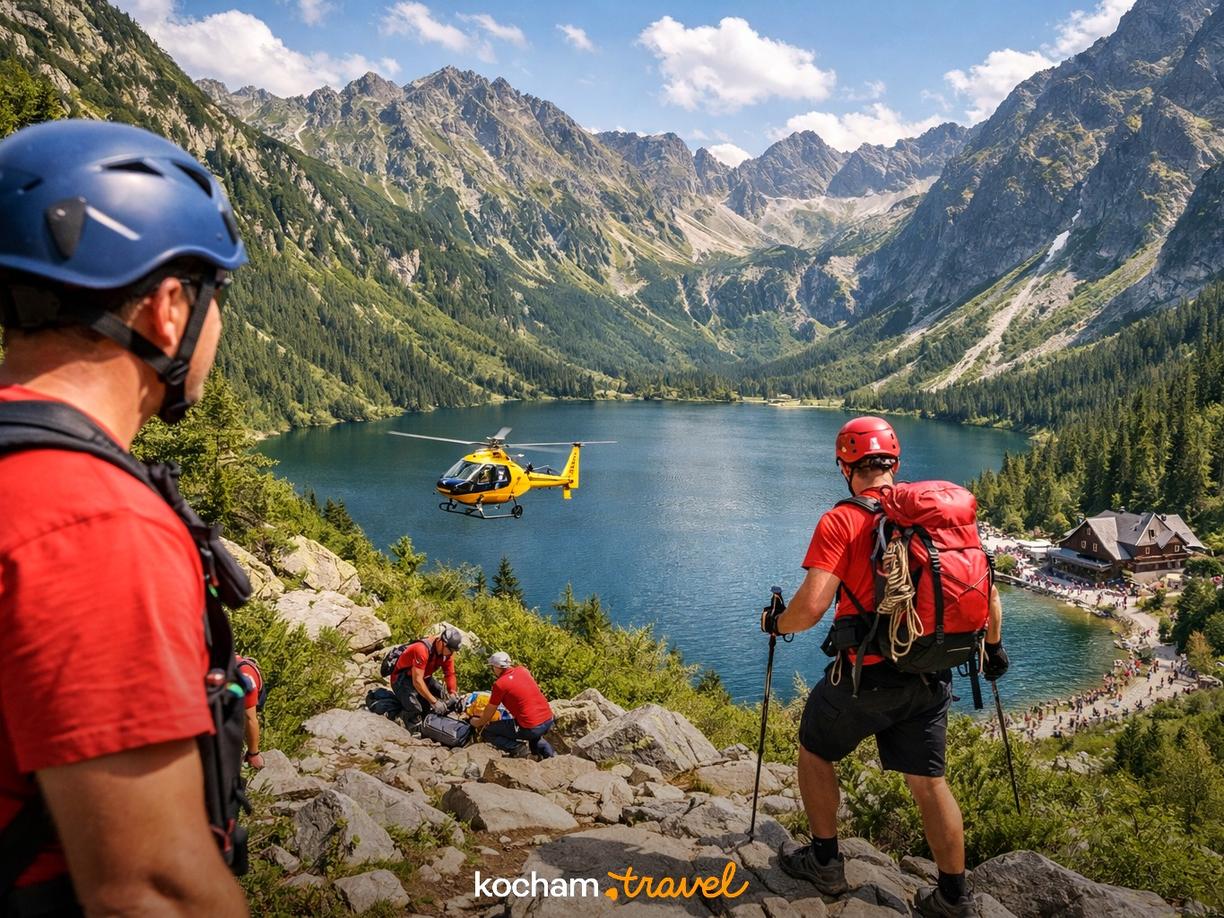 Codzienna praca ratowników w sezonie letnim w Zakopane