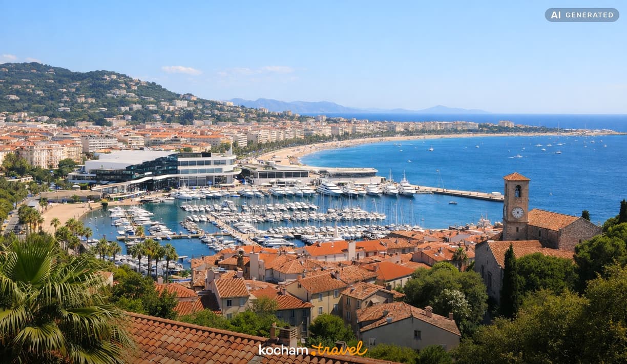 Ilustracja do tematu: Francja. Cannes: najlepsze punkty widokowe i zdjęcia?