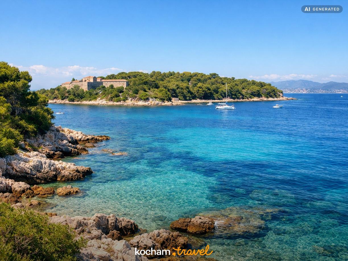Wyspa Sainte-Marguerite i pobliska natura w Cannes