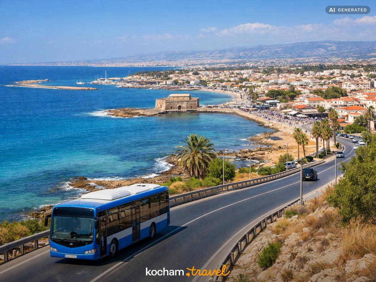 Dojazd z lotniska do centrum Pafos w Pafos