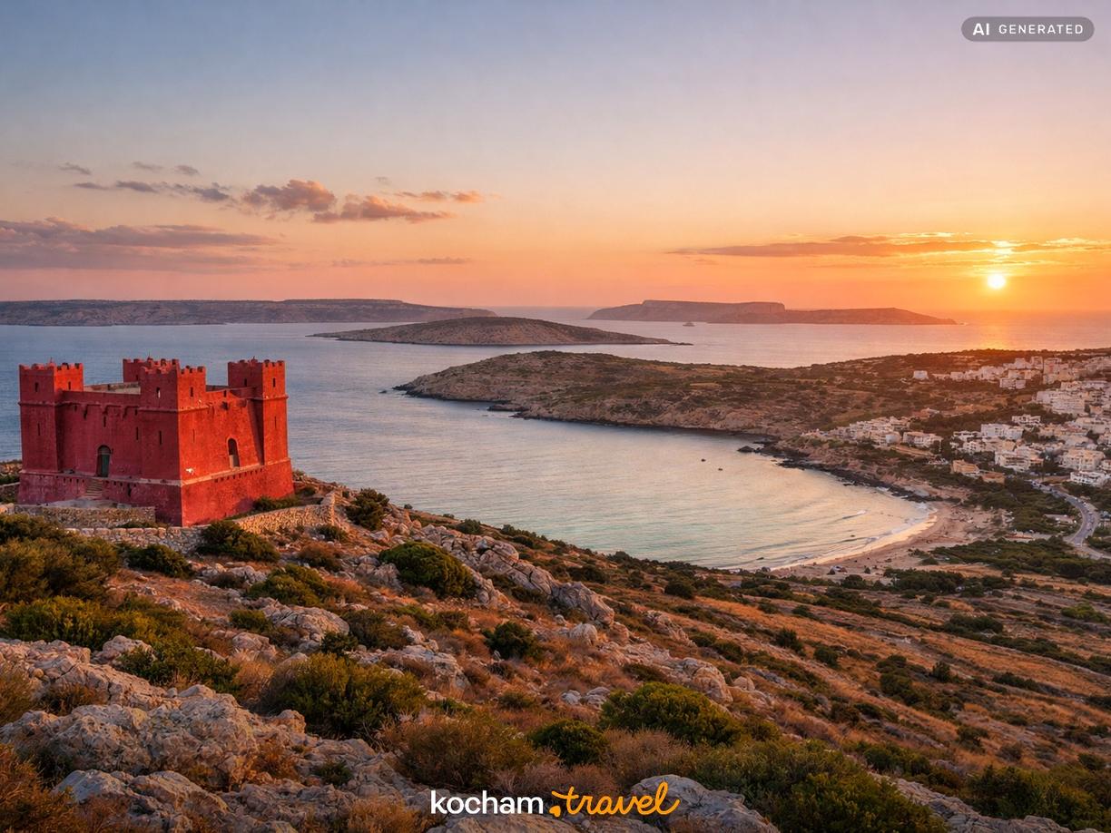 Najlepsze punkty widokowe w Mellieħa w Mellieħa