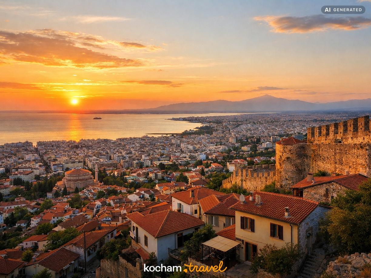 Dzień 2 – Panoramy, bazary i dzielnica Kastra w Saloniki