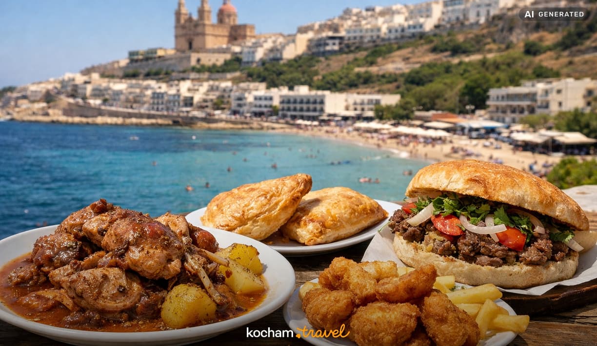 Ilustracja do tematu: Mellieħa: gdzie zjeść — lokalne klasyki i street food?
