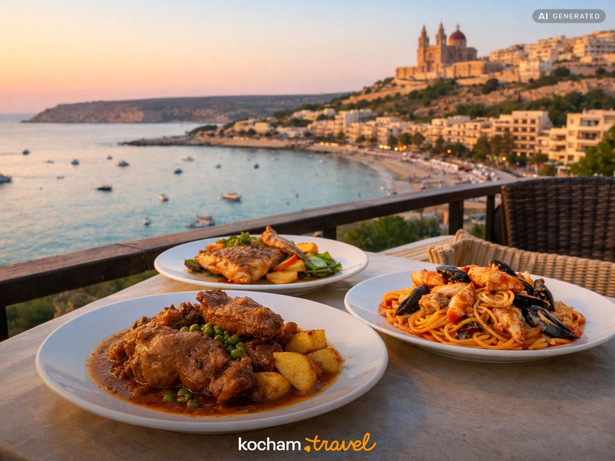 Restauracje z widokiem i unikalnym klimatem w Mellieħa