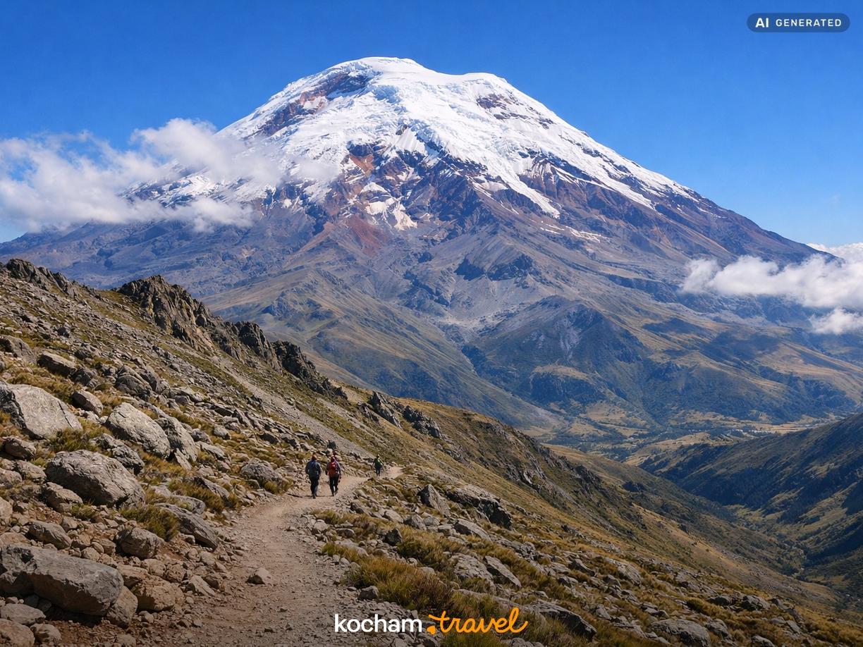 Dzień 2: Szlak Hieleros i wulkan Chimborazo w Baños