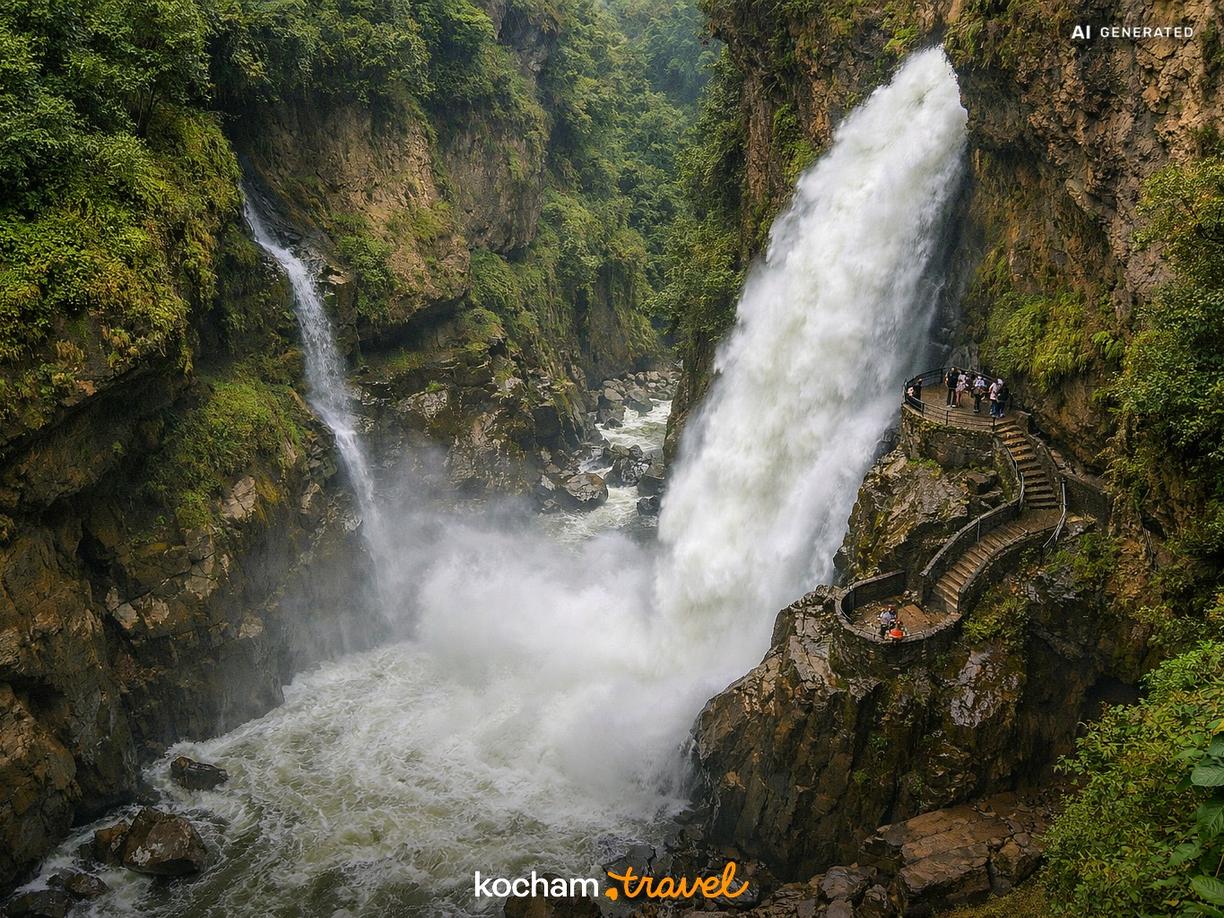 Dzień 1: Ruta de las Cascadas i Pailon del Diablo w Baños