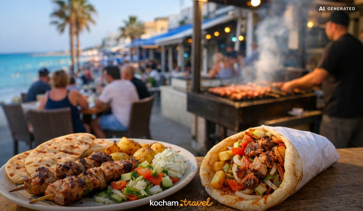 Ilustracja do tematu: Protaras: gdzie zjeść — lokalne klasyki i street food?