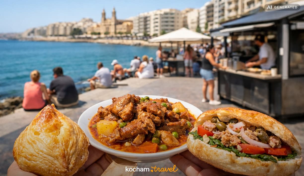 Ilustracja do tematu: Sliema: gdzie zjeść — lokalne klasyki i street food?