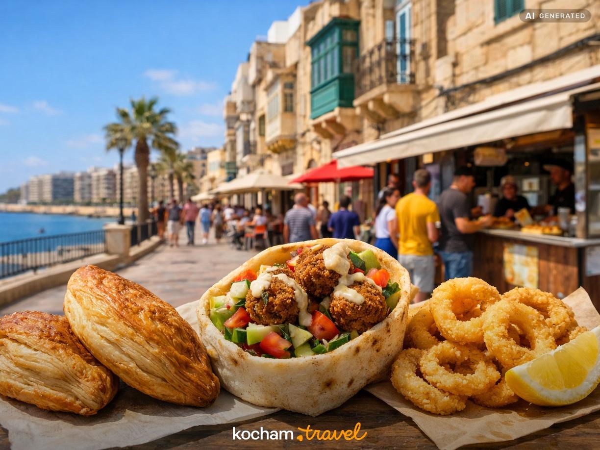 Najlepszy street food i szybkie przekąski w Sliema