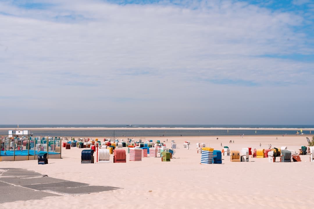 Życie na plaży w Scheveningen