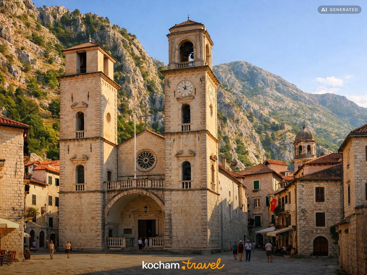 Katedra św. Tryfona i Stare Miasto w Kotor
