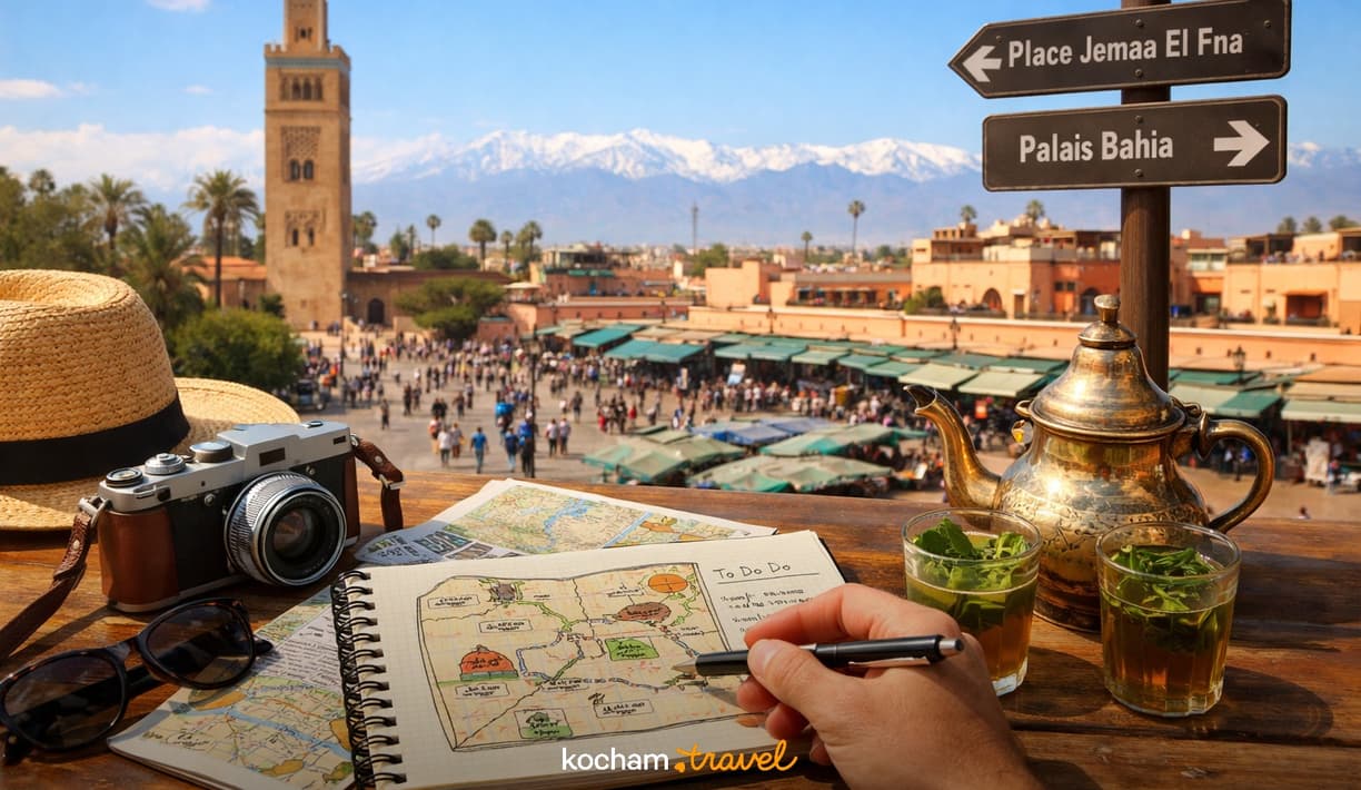 Ilustracja do tematu: Gotowy plan zwiedzania: Marrakesz, Maroko - 3 dni
