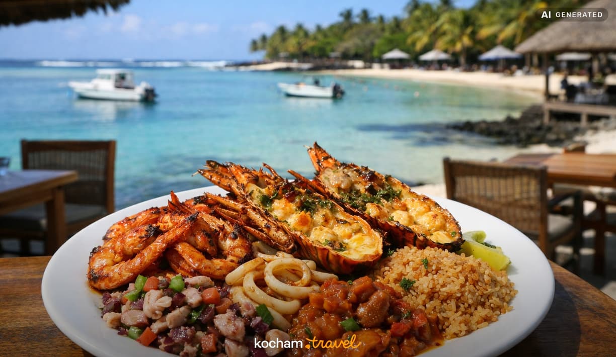 Ilustracja do tematu: Mauritius. Gdzie na świeże owoce morza w Blue Bay: polecane restauracje i kreolskie specjały