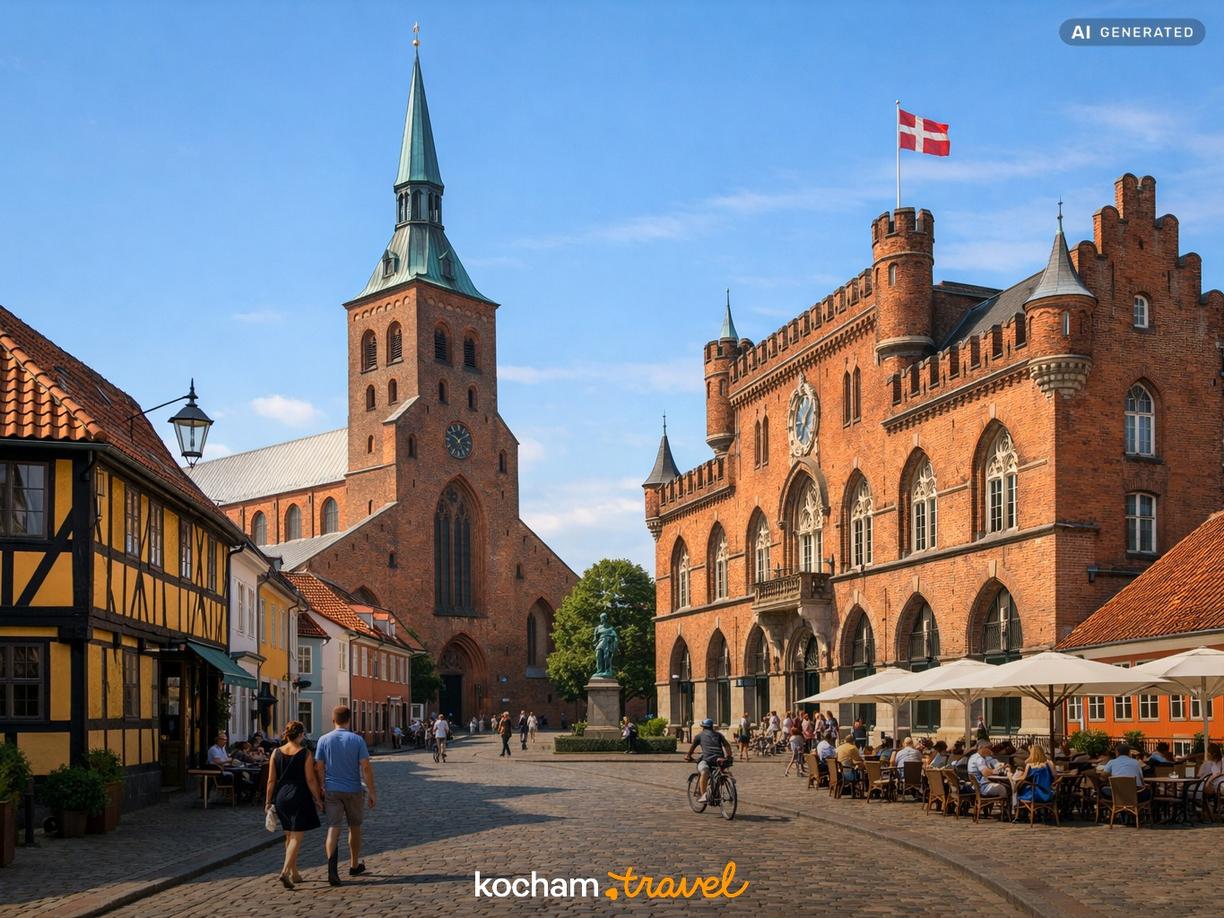 Odense C – Serce miasta i historyczny urok w Odense