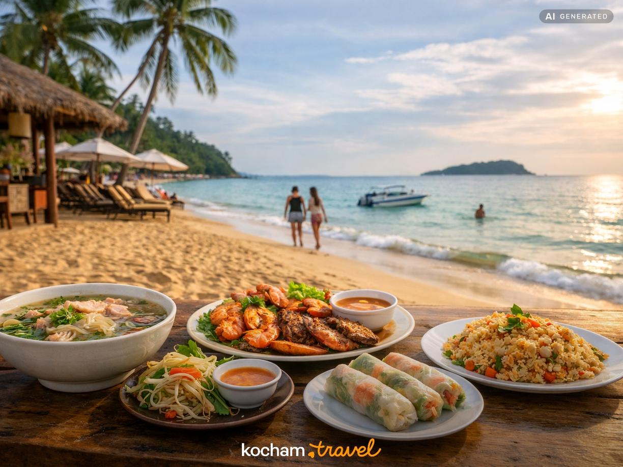 Dzień 7: Ostatnie chwile na plaży i powrót w Phu Quoc
