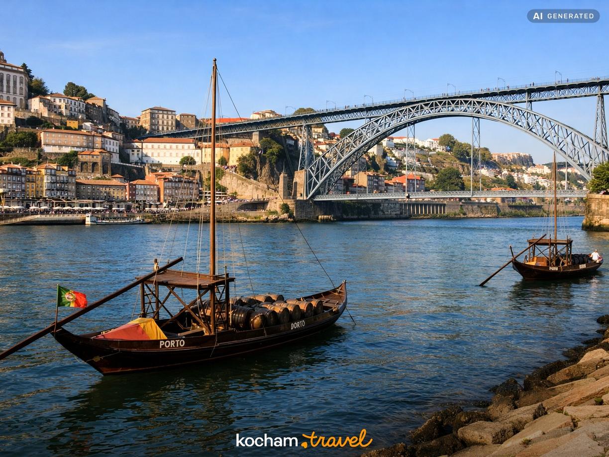 Majestatyczne mosty i rzeka Douro: Spacerem przez Ribeirę w Porto