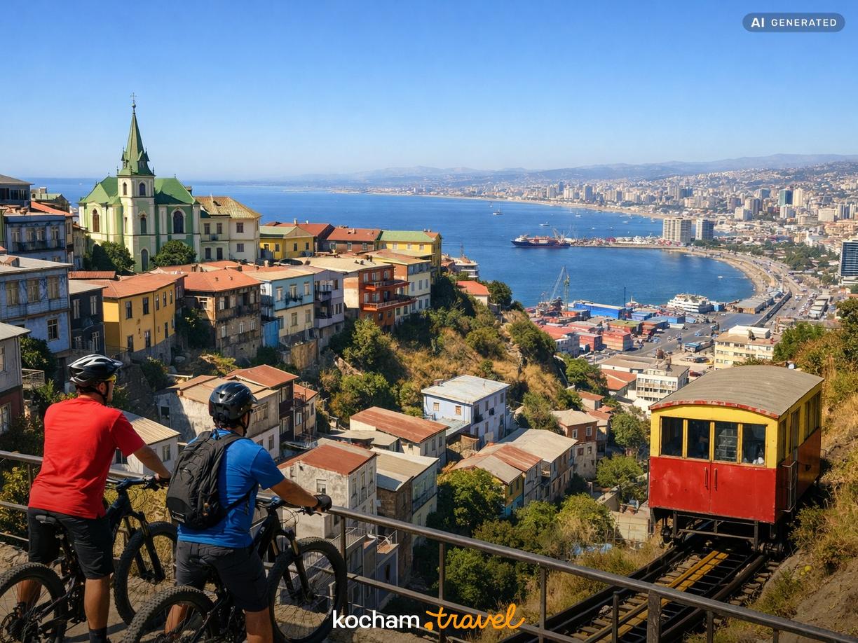 Alternatywy rowerowe i zwiedzanie miasta w Valparaíso