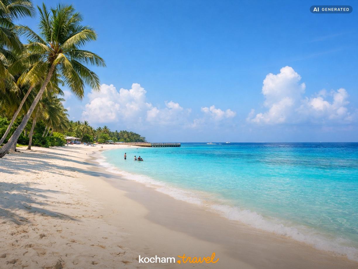 Hulhumale – idealna i spokojna alternatywa dla rodzin w Male
