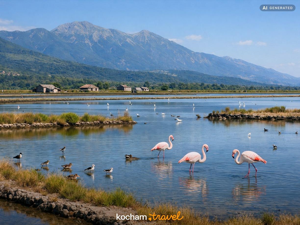 Przyroda i ptaki – dawne zakłady solne w Ulcinj w Ulcinj