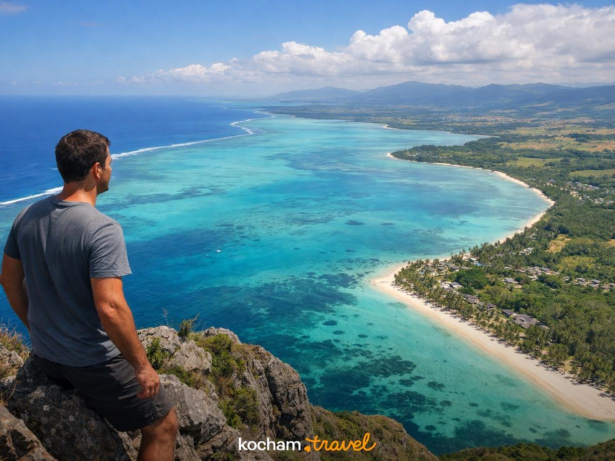 Dzień 1: Zdobycie szczytu Le Morne Brabant i rajska plaża w Le Morne