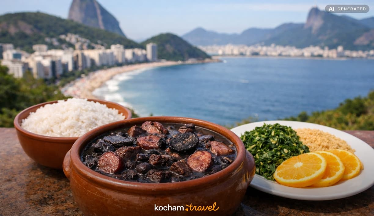 Ilustracja do tematu: Brazylia. Feijoada w Rio de Janeiro: jak wygląda tradycyjny niedzielny obiad i z czym się go podaje