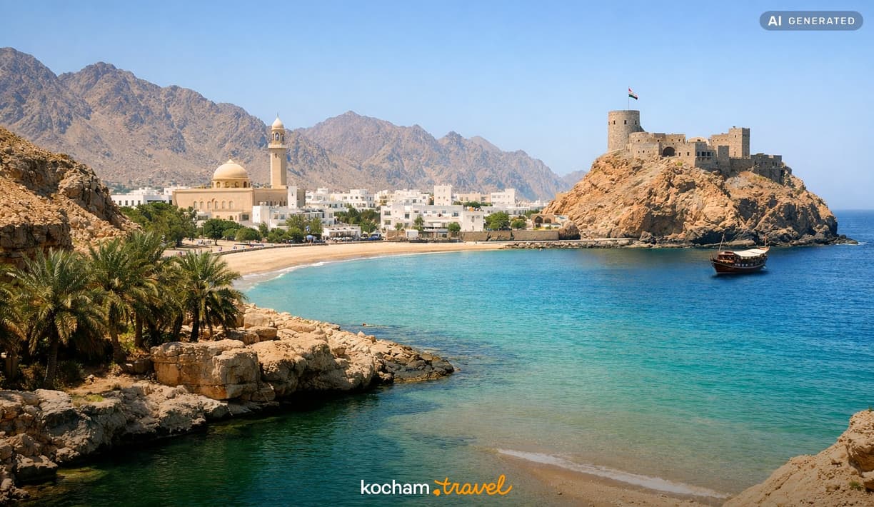 Ilustracja do tematu: Jak zaplanować wakacje do: Oman