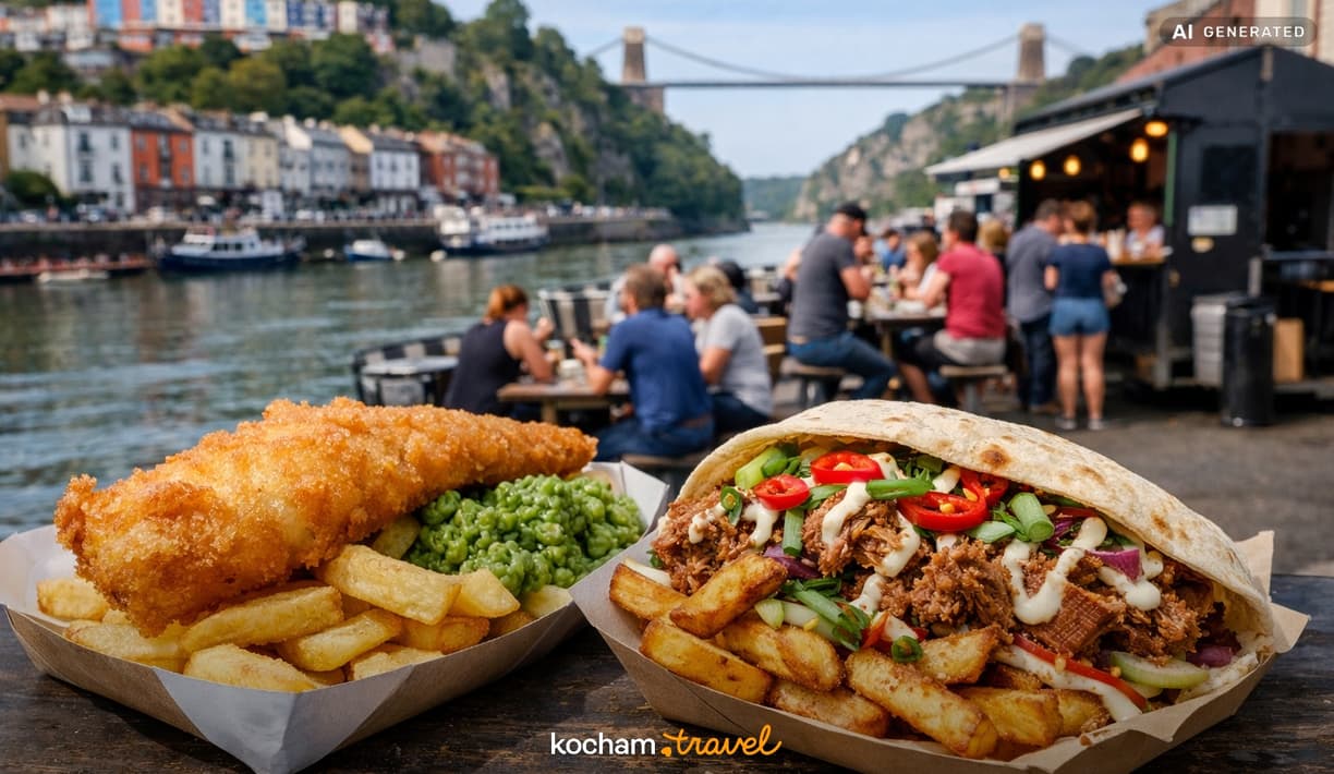 Ilustracja do tematu: Bristol: gdzie zjeść — lokalne klasyki i street food?