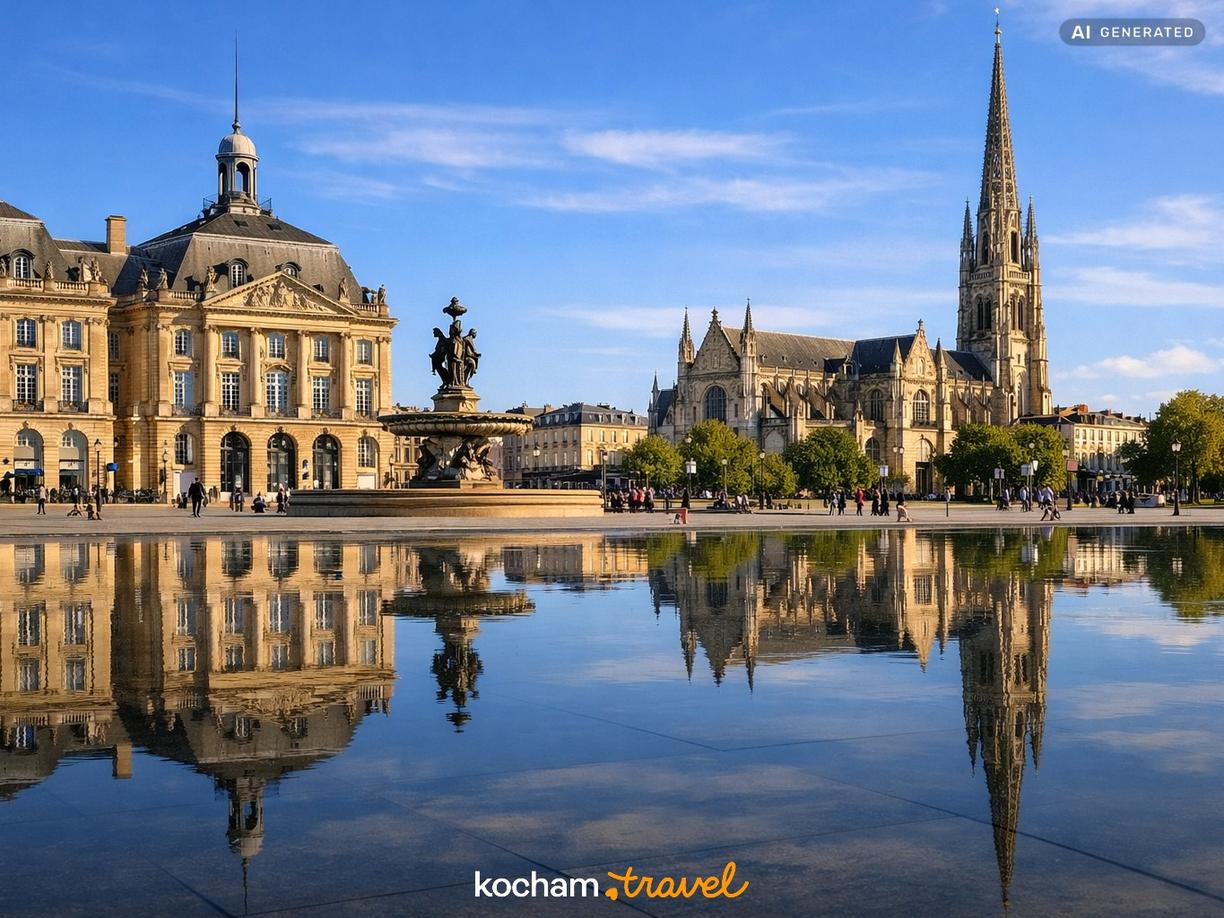 Ikony architektury: Plac Giełdowy i Katedra w Bordeaux