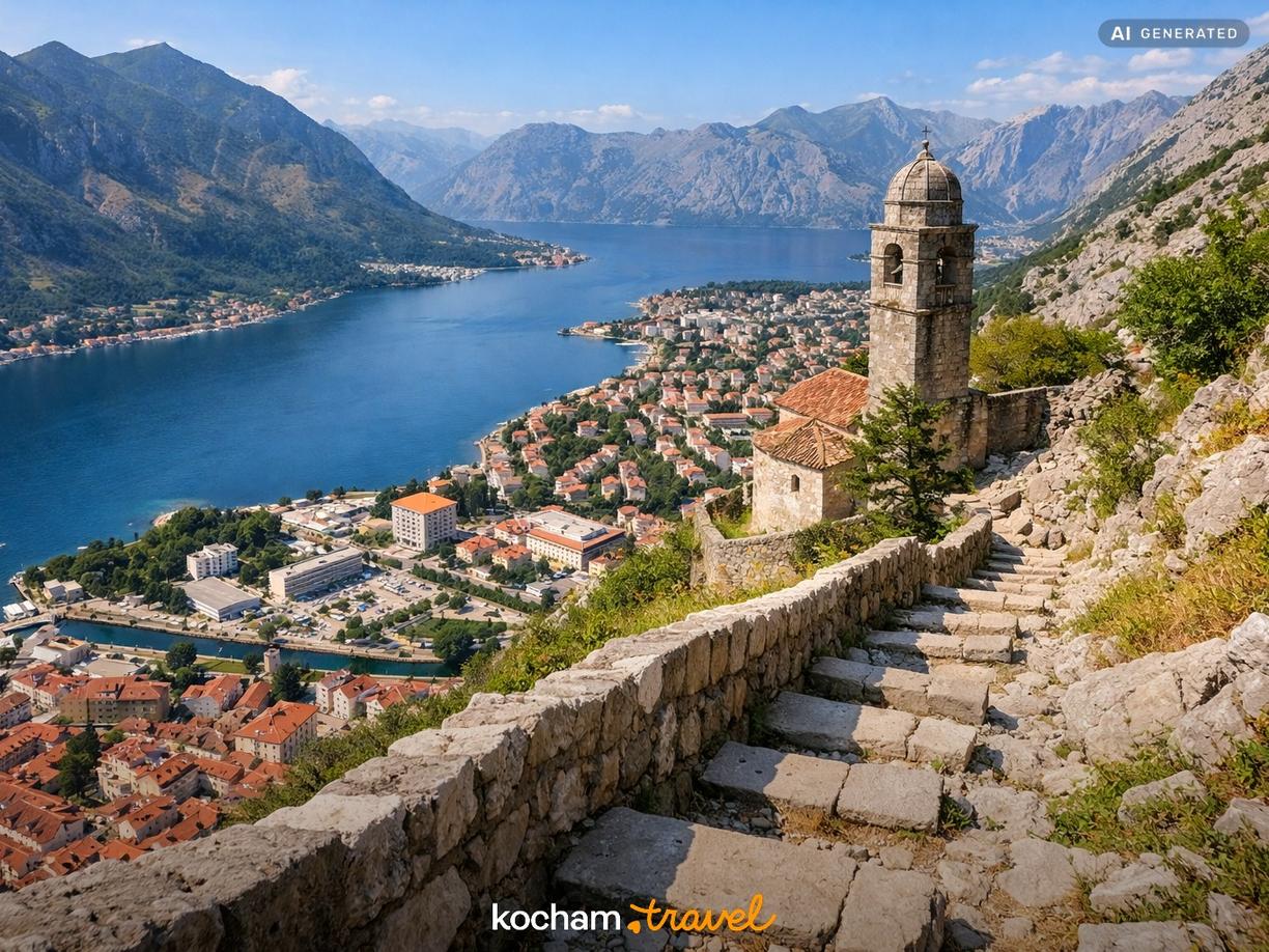 Twierdza św. Jana i spektakularne widoki w Kotor