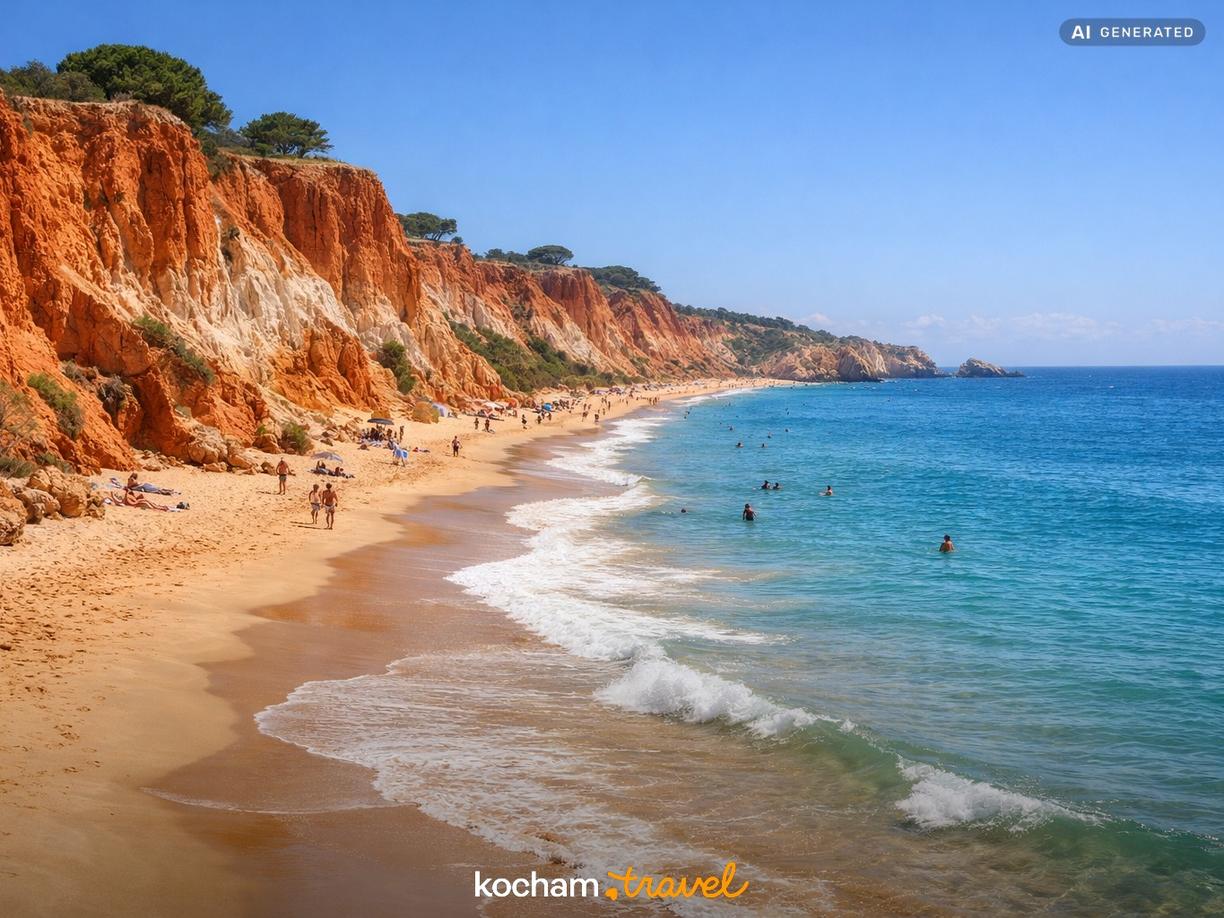 Najpiękniejsze plaże w Albufeirze i okolicach w Albufeira