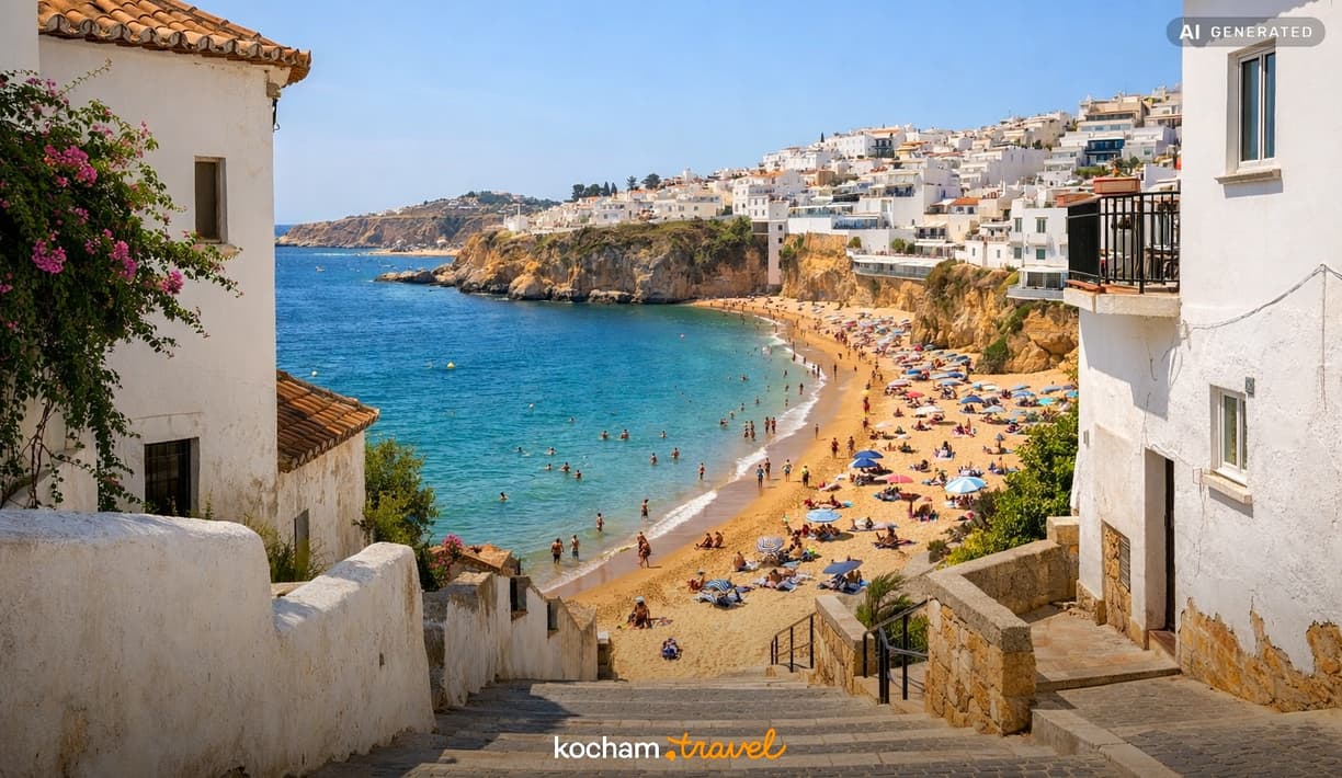 Ilustracja do tematu: Albufeira: jak dojechać i gdzie spać — przejrzysty plan?