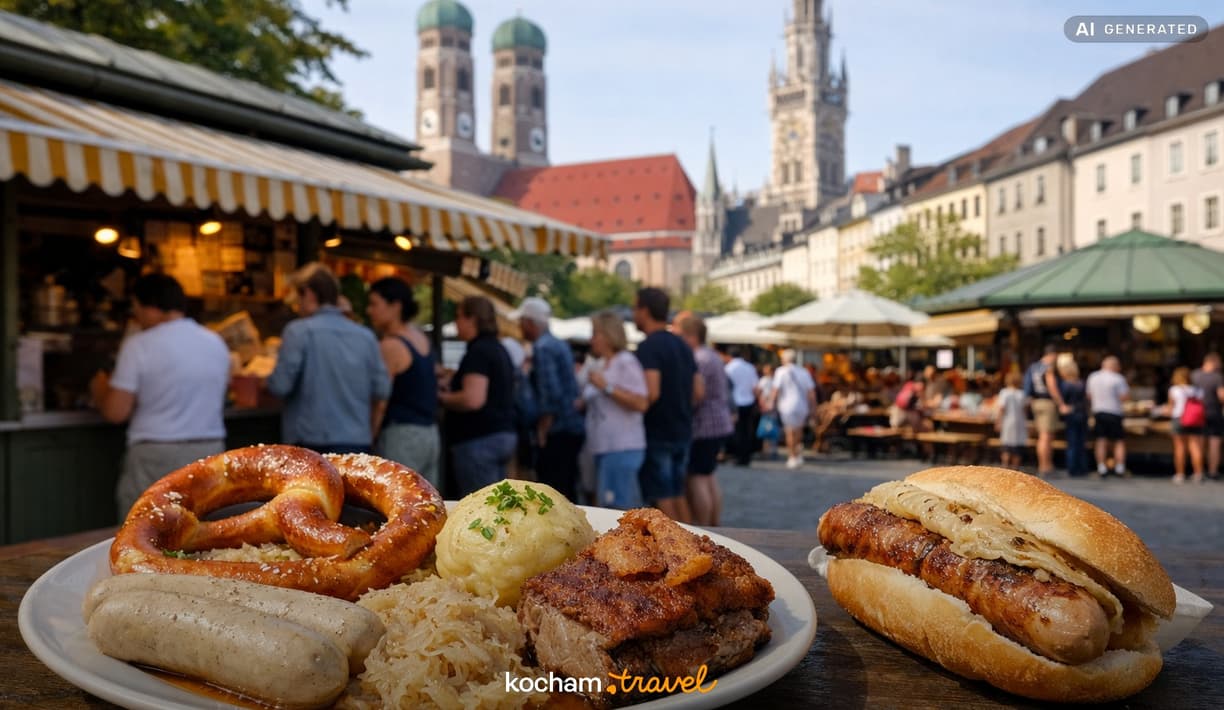 Ilustracja do tematu: Monachium: gdzie zjeść — lokalne klasyki i street food?