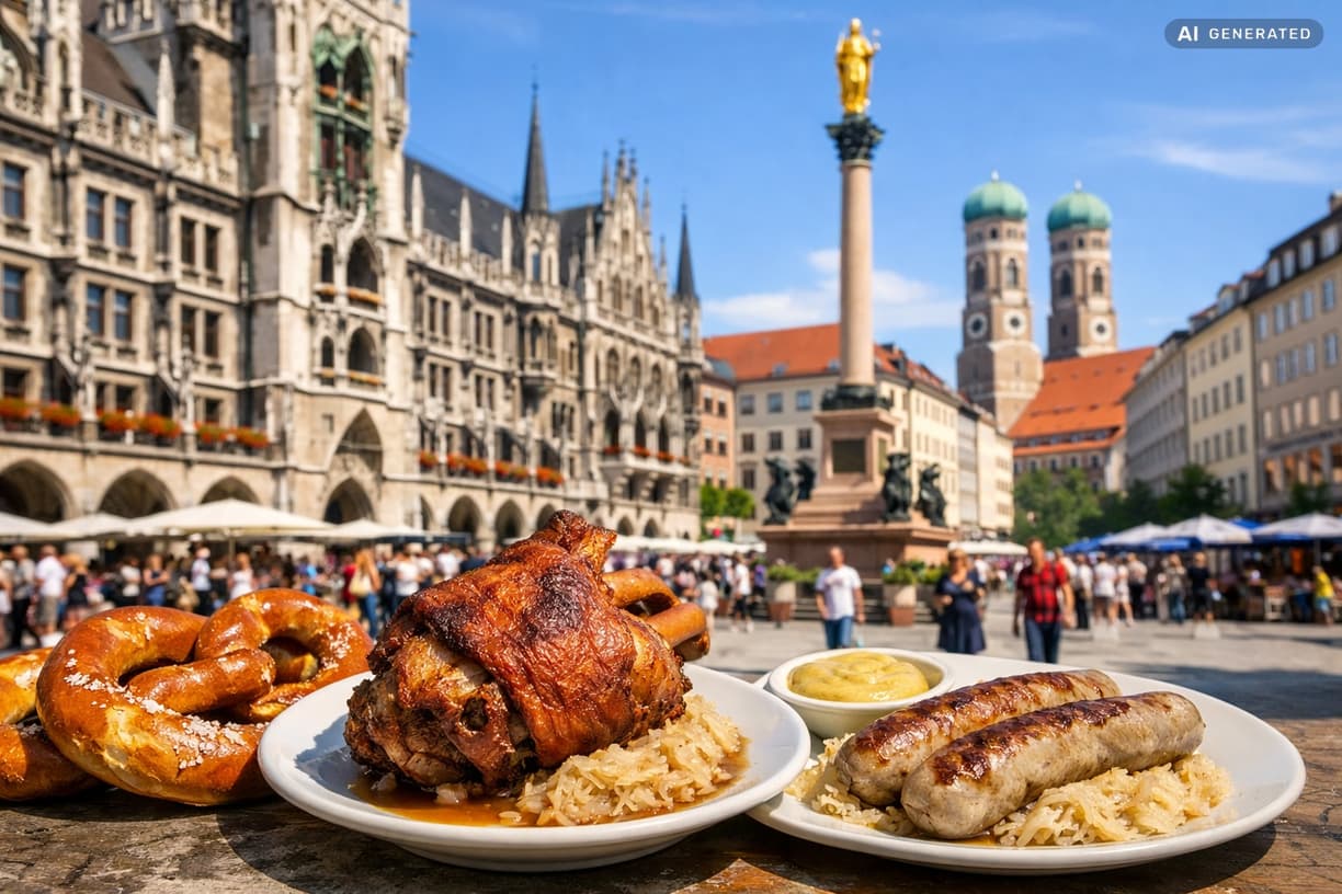 Planujesz kulinarną podróż do Monachium? w Monachium