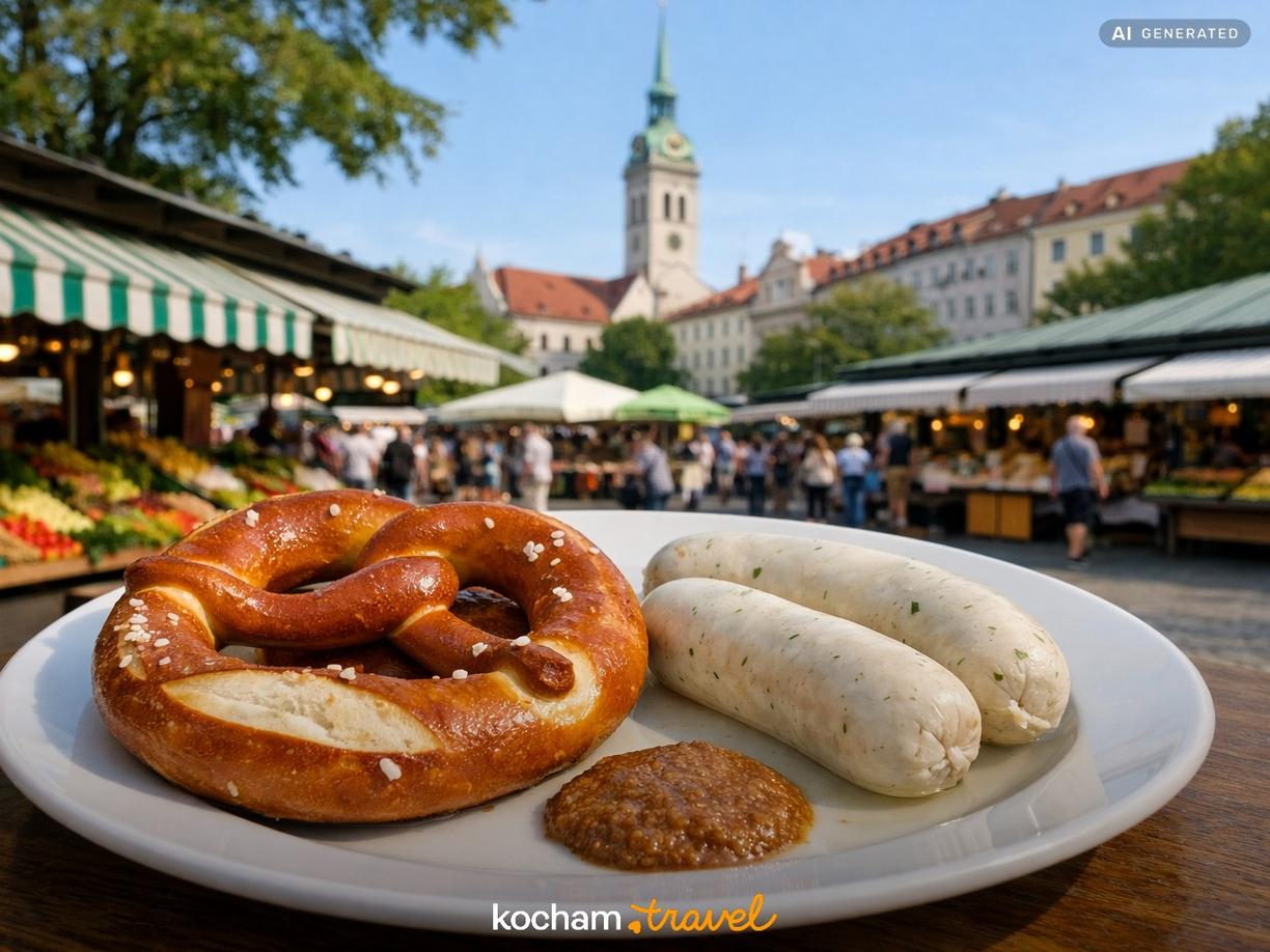 Kulinarny raj na Viktualienmarkt i w delikatesach w Monachium