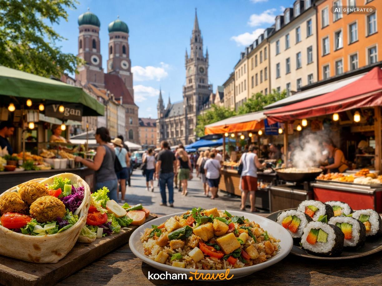 Kuchnia roślinna i smaki świata w Monachium