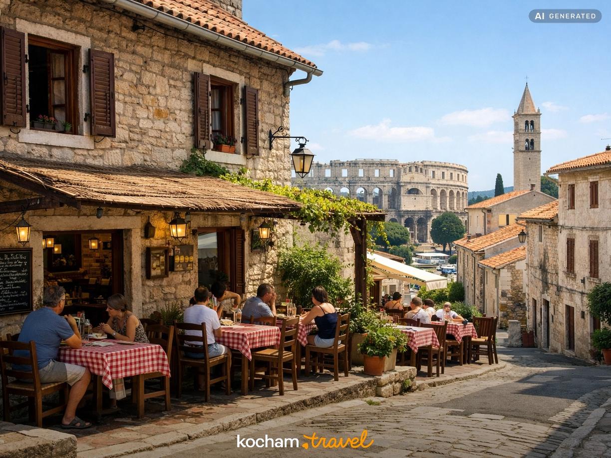 Polecane restauracje z tradycyjnym smakiem w Pula