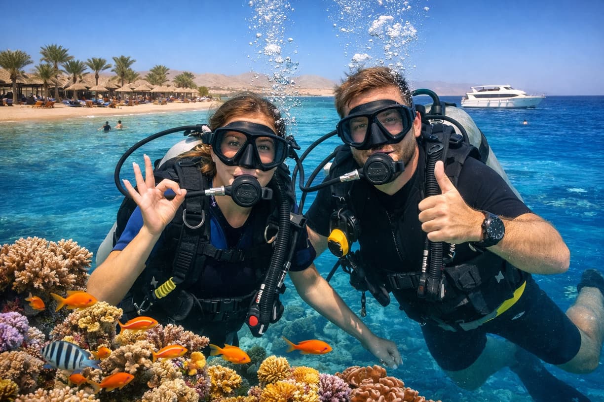 Gotowy na swoją pierwszą podwodną przygodę? w Marsa Alam