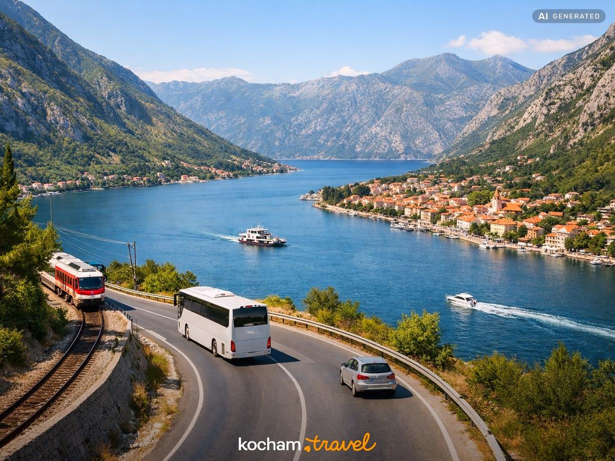 Jak zorganizować transport i dojazd? w Kotor