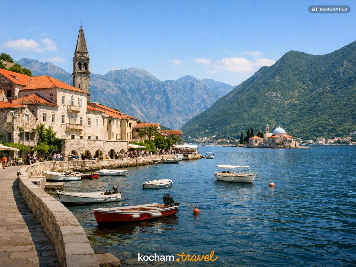 Planowanie wycieczki objazdowej po Zatoce w Kotor