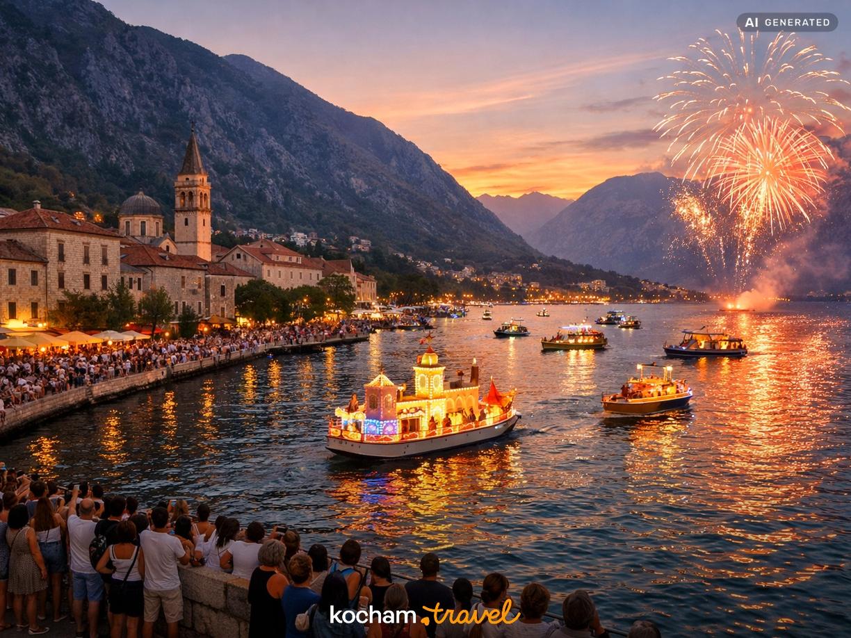Praktyczne wskazówki na wieczór parady w Kotor