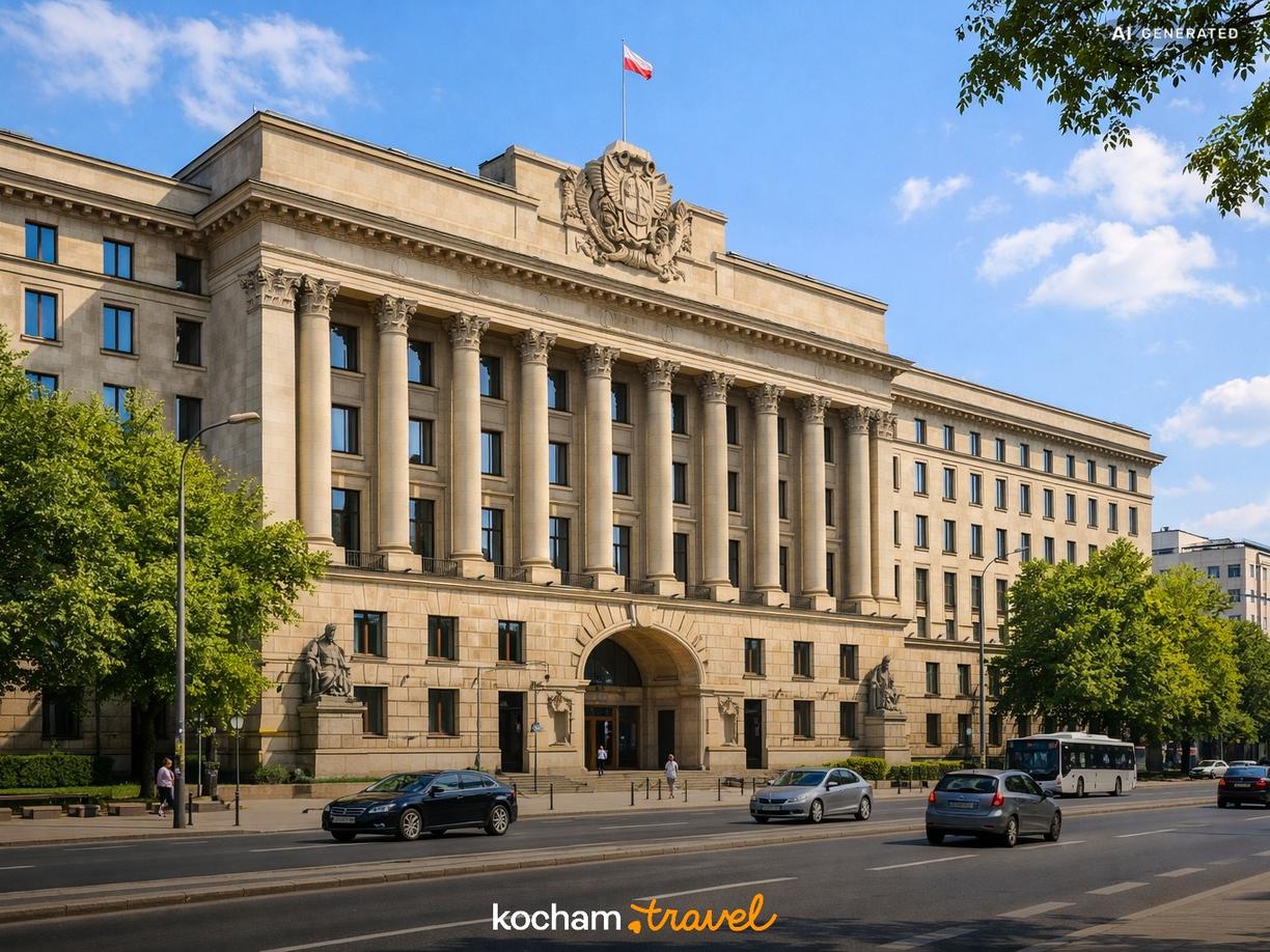 Ministerstwo Rolnictwa i ulica Wspólna w Warszawa