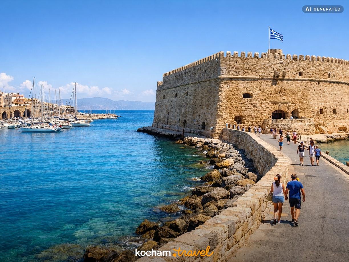 Dzień drugi: Nadmorskie spacery i kultura w Heraklion