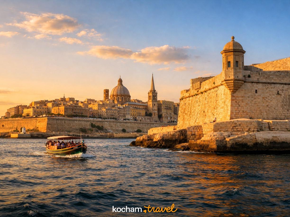 Co warto zobaczyć z wody: fortyfikacje i architektura w Valletta