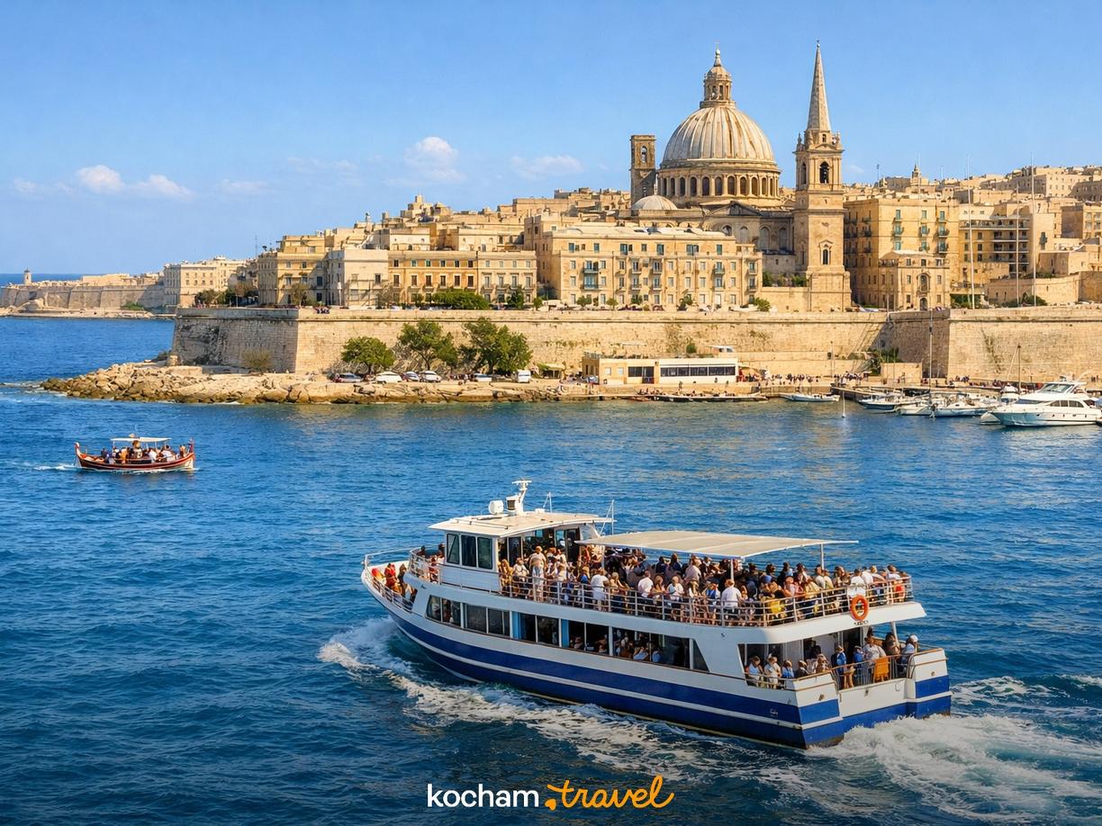 Rejsy po Grand Harbour i Marsamxett Harbour w Valletta