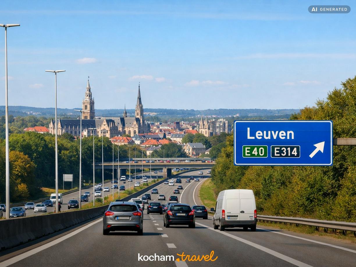 Dojazd autem do Leuven: Czas, koszty i wygoda w Leuven