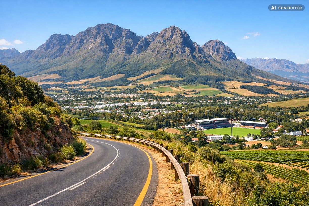Zaplanuj wyjazd na rugby bez stresu w Stellenbosch