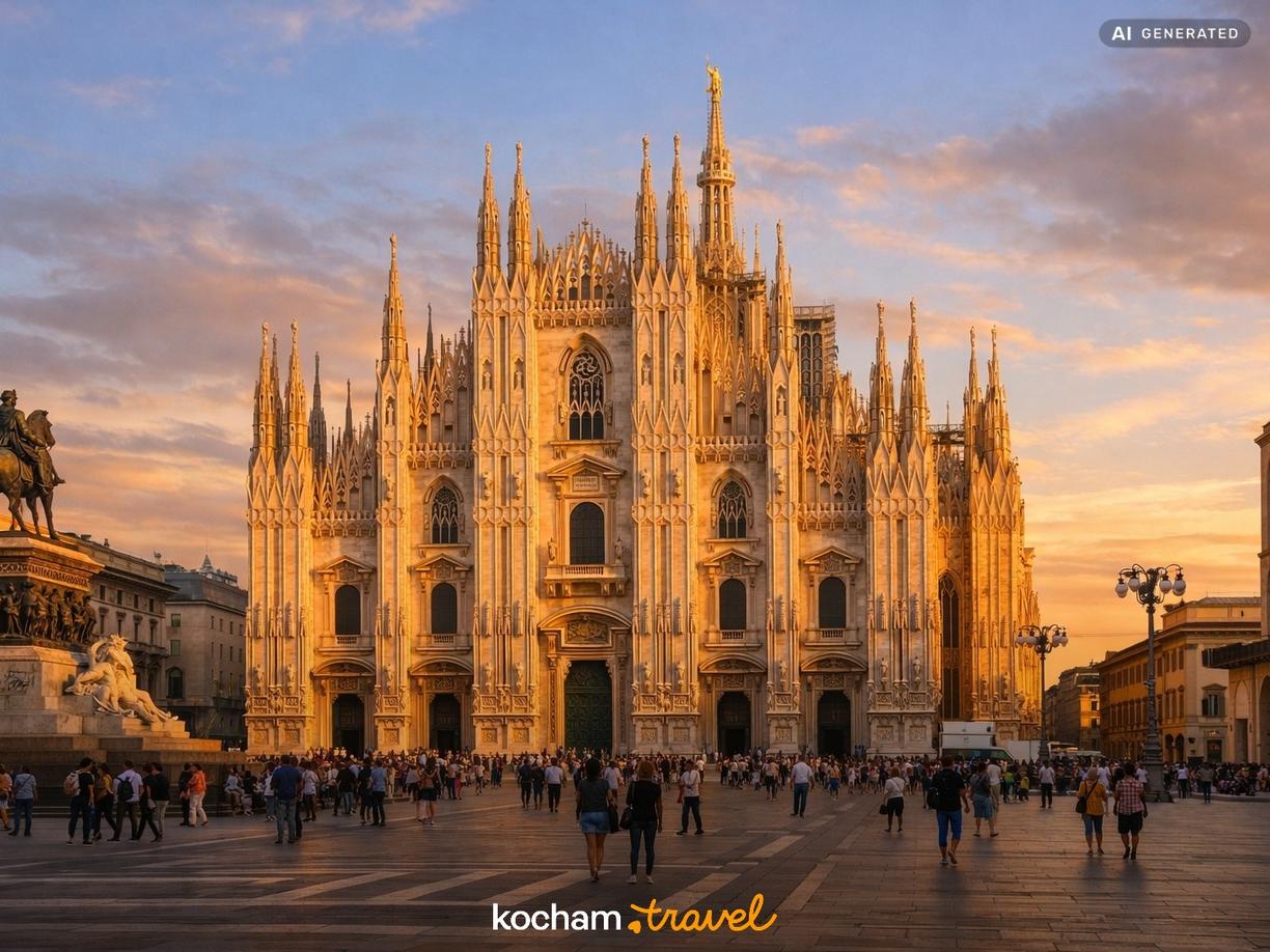 Katedra Duomo i Serce Mediolanu w Mediolan