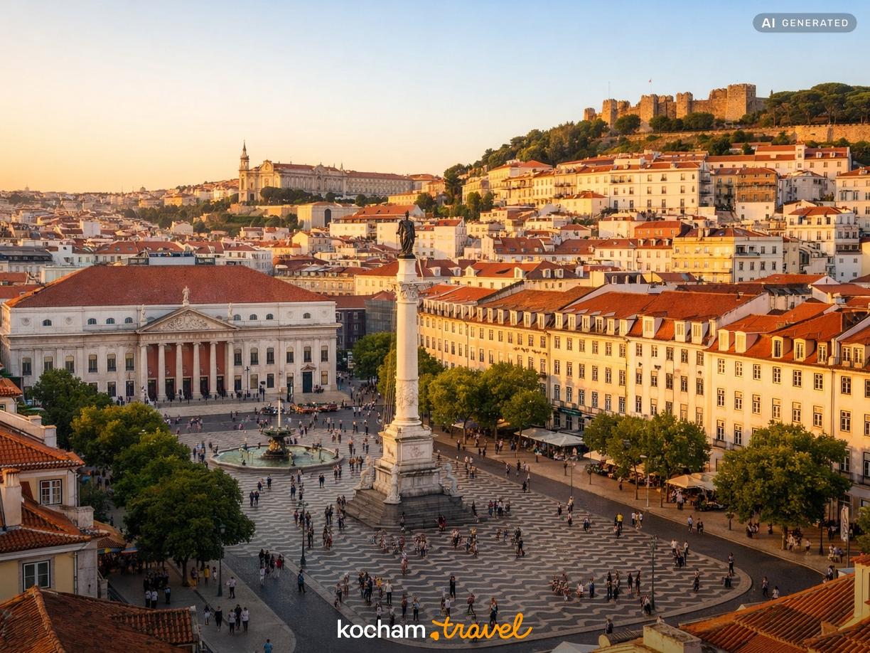Najlepsze dzielnice na pobyt – Baixa, Rossio i okolice w Lizbona
