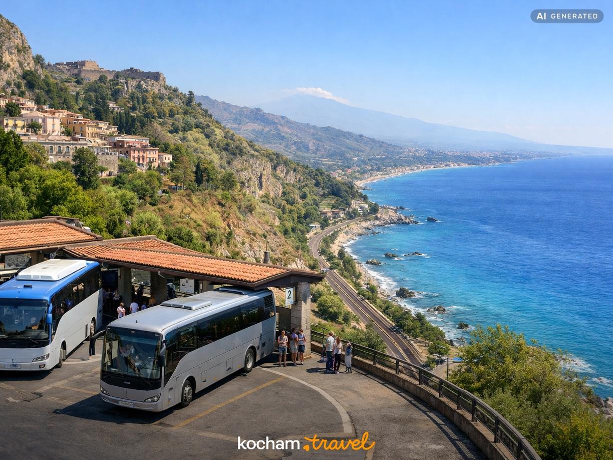 Jak dojechać do Taorminy z Katanii i lotniska? w Taormina
